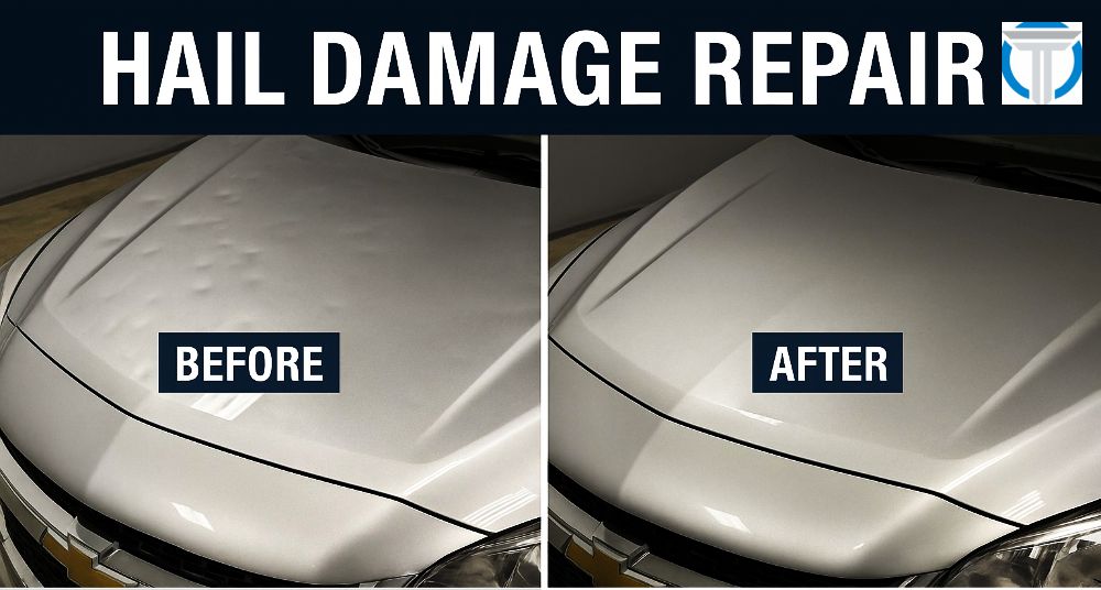 Hail Damage Repair befor and after One Twenty-Two Collision Hail-Damage-Repair-befor-and-after-One-Twenty-Two-Collision